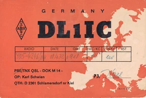 Germany, 1972, Vintage QSL Card - Radio Amateur - Picture 1 of 2