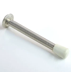 Tope de puerta de resorte flexible de níquel satinado grande de 4,25" (Hecho en EE. UU.) Ives 061F14 - Imagen 1 de 1