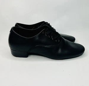 Zapatos de baile de salón transpirables para hombre Bokimd personaje latino de tango, negros, 7,5 - Imagen 1 de 6