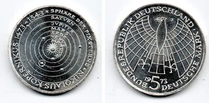 BRD 5 Mark Nikolaus Kopernikus 1973 J bankfrisch - Bild 1 von 1