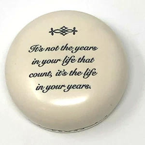 Concord Made in England Paperweight "It's not the years in your life..." - Picture 1 of 4