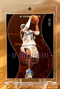 ( /25 SSP ) Allen Iverson 2003-04 SP Authentic Spectaculars Extra Limited 76ers
