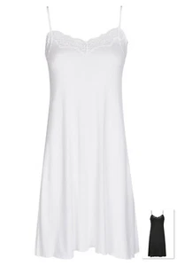 NINA von C. 164216480 Unterkleid Negligé ROMANCE Gr. 36-46 weiss schwarz - Picture 1 of 6