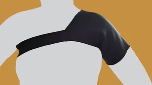 Schulterstütze Arthritis Wickel Bandage Verletzung dehnbarer Schutz UK Lager - Bild 1 von 2