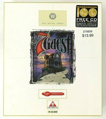 The 7th Guest New Vintage 1992 PC Big Box Horror Adventure Game Haunted Mansion - Image 1 of 4