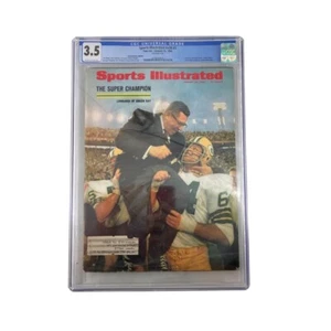 VTG Sports Illustrated Magazine January 22 1968 Lombardi of Green Bay Graded 3.5 - Picture 1 of 7