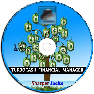 NEW & Fast Ship! TurboCASH Accounting / Bookkeeping / Finances Software PC Disc - Image 1 of 4