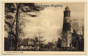 Hel / Poland: Latarnia Morska Na Helu / Lighthouse (Vintage PC ~1920s/1930s) - Imagen 1 de 1