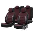 Premium Cotton Leather Car Seat Covers, Burgandy For Hummer HUMMER H2 2002-2004