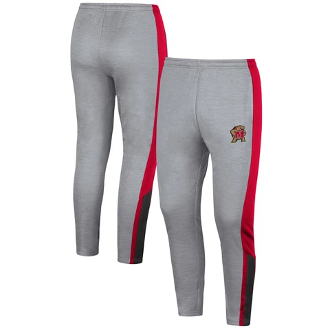 Men's Colosseum Gray Maryland Terrapins Up Top Pants Cover