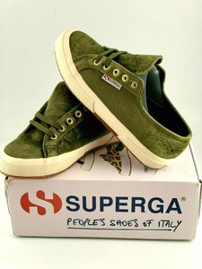 superga velvet green
