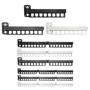 Folding Wall Clothes Hanger Laundry Hanging Dryer Rack Space Saver Drying Rack - Picture 1 of 27