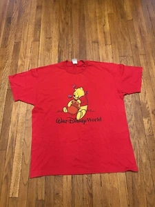 Walt Disney World Winnie The Pooh Shirt Mens XXL Red - Picture 1 of 5