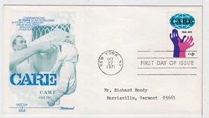 TurtlesTradingPost- Care 1971 #1439 - FDC Fleetwood Cachet - Picture 1 of 1