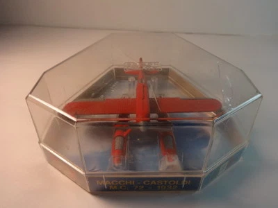 Edison Italy 1:84 Red 1932 Macchi Castoldi Float Airplane Racer w/ Box - Image 1 of 4