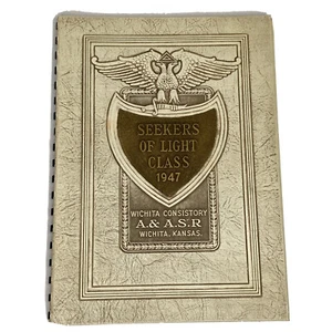 Wichita Consistory A & A S R Class 1947 Masonic Scottish Rite Kansas Freemason - Picture 1 of 11