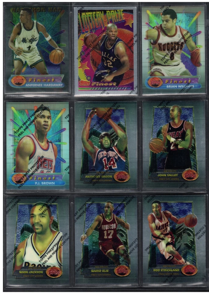 1994-95 Topps Finest Basketball Complete Your Set, Pick Cards REFRACTORS/INSERTS - Image 1 of 4