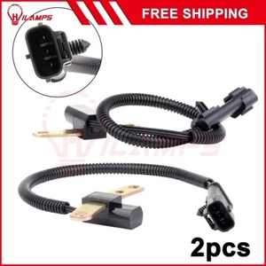 2x Crank Crankshaft Sensor 97-06 For Dodge Jeep TJ Cherokee Wrangler 2.5L L4 - Picture 1 of 9
