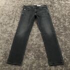 AG Adriano Goldschmied Jeans Mens 30x29 Black Denim Tellis Modern Slim Stretch