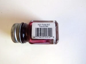 TESTOR - PAINT ENAMEL PURPLE M.F. 1/4 FLUID OUNCES - 1531 - Picture 1 of 1