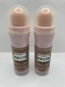 2 PACK Maybelline Instant Age Rewind Perfector 4-In-1 Glow 0.5 Fair/Light Cool - Picture 1 of 1