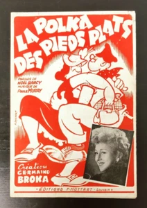 Sheet Music PETER DE GREEF Paule Muray (Ludo Langlois) La Polka Des Pieds Plats - Foto 1 di 2