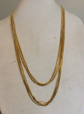 Collar largo de oro multicapa Vince Camuto de $88 VC-19 Foto 1 de 4