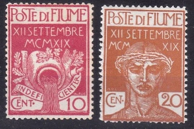 Fiume  MM 1920 Military Post - Image 1 of 2