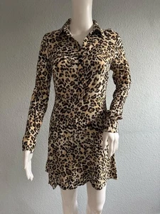 Kurzes Kleid mit Leopardenmuster, Gr. S - Bild 1 von 2