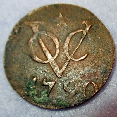 Certificado de Autenticidad 1790 Centavo de Nueva York VOC Centavo Colonial Holandés Utrecht Foto 1 de 4