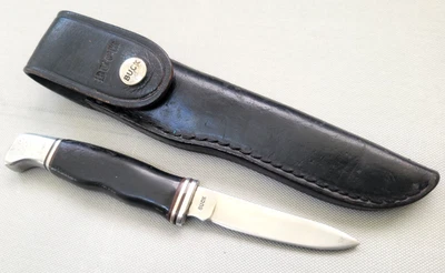 Rare Buck 116 Barrel Nut Caping Knife/Sheath - Image 1 of 4