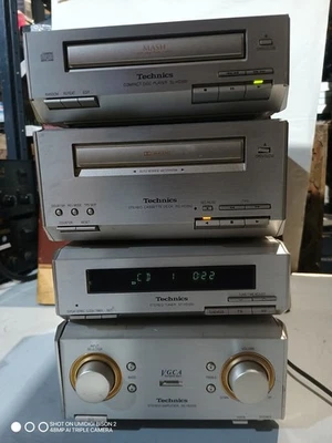 Technics SE-HD350 Amp, ST-HD350 Tuner, RS-HD350 CASSETTEDeck, SL-HD350 CD. - Image 1 of 4