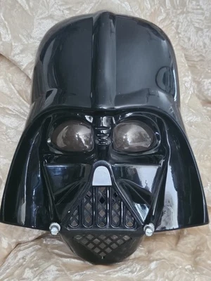 Star Wars KIDS Darth Vader Hard Plastic Costume Face Mask Rubies 2016 Vintage - Image 1 of 4