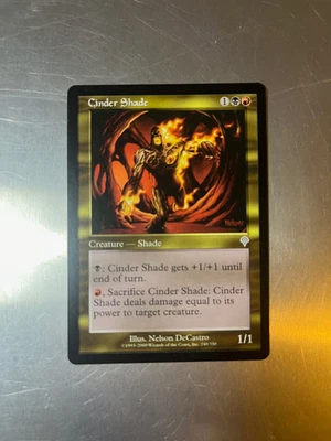 Cinder Shade 2000 Invasion Magic Cards, Light Play Condition, COMBINED SHIPPING - Image 1 of 2