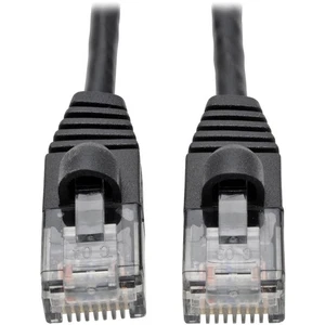 Tripp Lite Cat6a 10G Snagless Molded Slim UTP Patch Cable M/M Black 3ft 3' - Picture 1 of 6