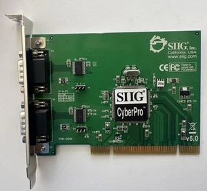 Siig JJ-P02D11-S6 2-Port Serial Universal PCI Card, JJP02D11S6 - Afbeelding 1 van 7