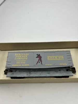 Vintage Roundhouse 36" Cartelera Caja Coche Hércules Polvo Escala HO Tren Kit Gris Foto 1 de 2