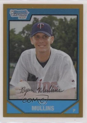 2007 Bowman Chrome Prospects Gold Refractor /50 Ryan Mullins #BC109 - Image 1 of 2