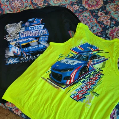 Kyle Larson 2021 Champion Hoodie Sweatshirt Tank XL XXL Hendrickcars - Image 1 of 4