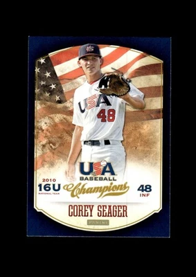 2013 Panini USA Champs: # 93 Corey Seager RC SEM RESERVA-ESTADO PERFEITO - Imagem 1 de 2