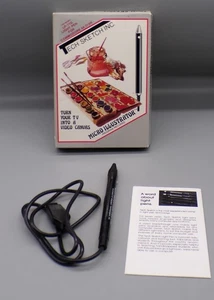 Vintage TECH SKETCHING Commodore 64 LIGHT PEN Micro Illustrator LP 11G c64 MDWG - Picture 1 of 5