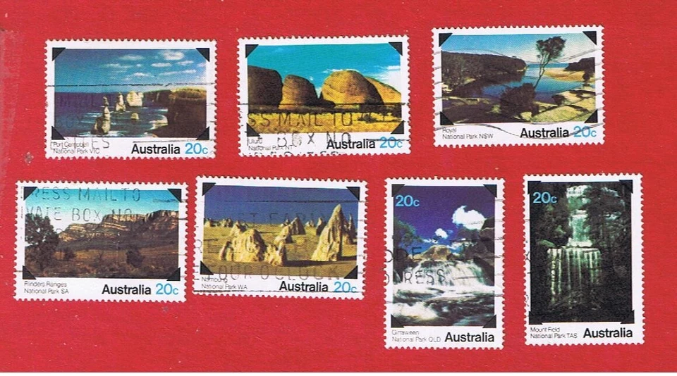 Australia #700-706  VF used  Parks  Free S/H - Image 1 of 1