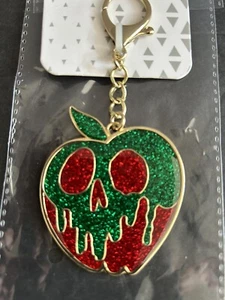 DISNEY SNOW WHITE..POISON APPLE... KEY CHAIN/BAG CHARM....(NEW IN BAG) - Picture 1 of 3