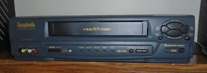 Symphonic VCR Model VR-701 Video Cassette Recorder with Cables TESTED WORKS - Picture 1 of 4