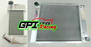 Aluminum Radiator+Intercooler FOR LAND ROVER DEFENDER 200TDI 2.5L DIESEL BTP1823 - Picture 1 of 8