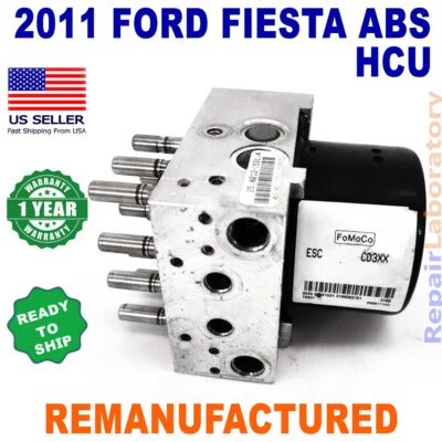 ✅Reconstruído✅ BE8Z-2C405-A 2011 Ford Fiesta ABS unidade de controle hidráulico HCU - Imagem 1 de 2