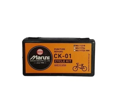 SET KIT RIPARAZIONE PNEUMATICI A CAMERA D'ARIA GOMME BICI BICICLETTE CICLOMOTORI - Immagine 1 di 2