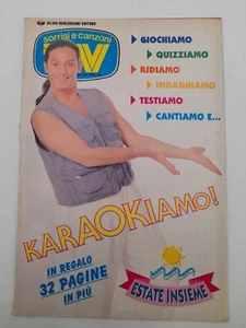 Sorrisi e Canzoni TV Suppl al n. 26 del 1994 in copertina Fiorello karaokiamo - Picture 1 of 2