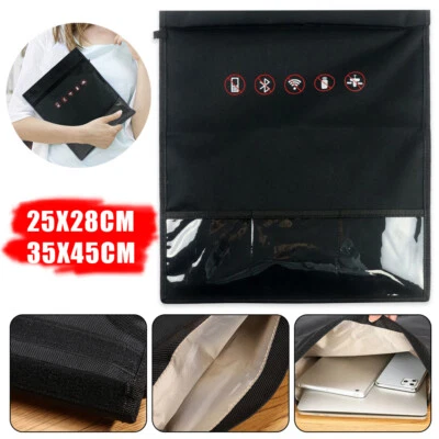 Signal Blocker Case Car Key Phone Laptop RFID Shield Blocking Pouch Faraday Bag - Image 1 of 4