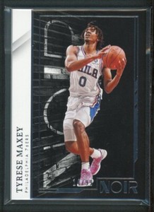2021-22 TYRESE MAXEY 14/99 PANINI NOIR